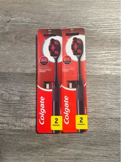Colgate Optic White Charcoal 2 Pack Toothbrushes $7 Each