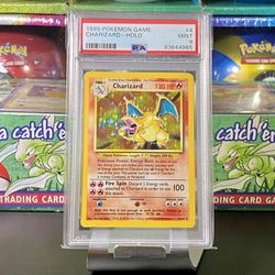1999 Charizard 4/102 Base Set Pokémon Card PSA 9