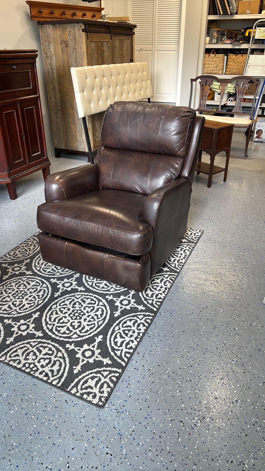 Leather Recliner 