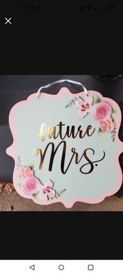 Future Mrs Wall Decor