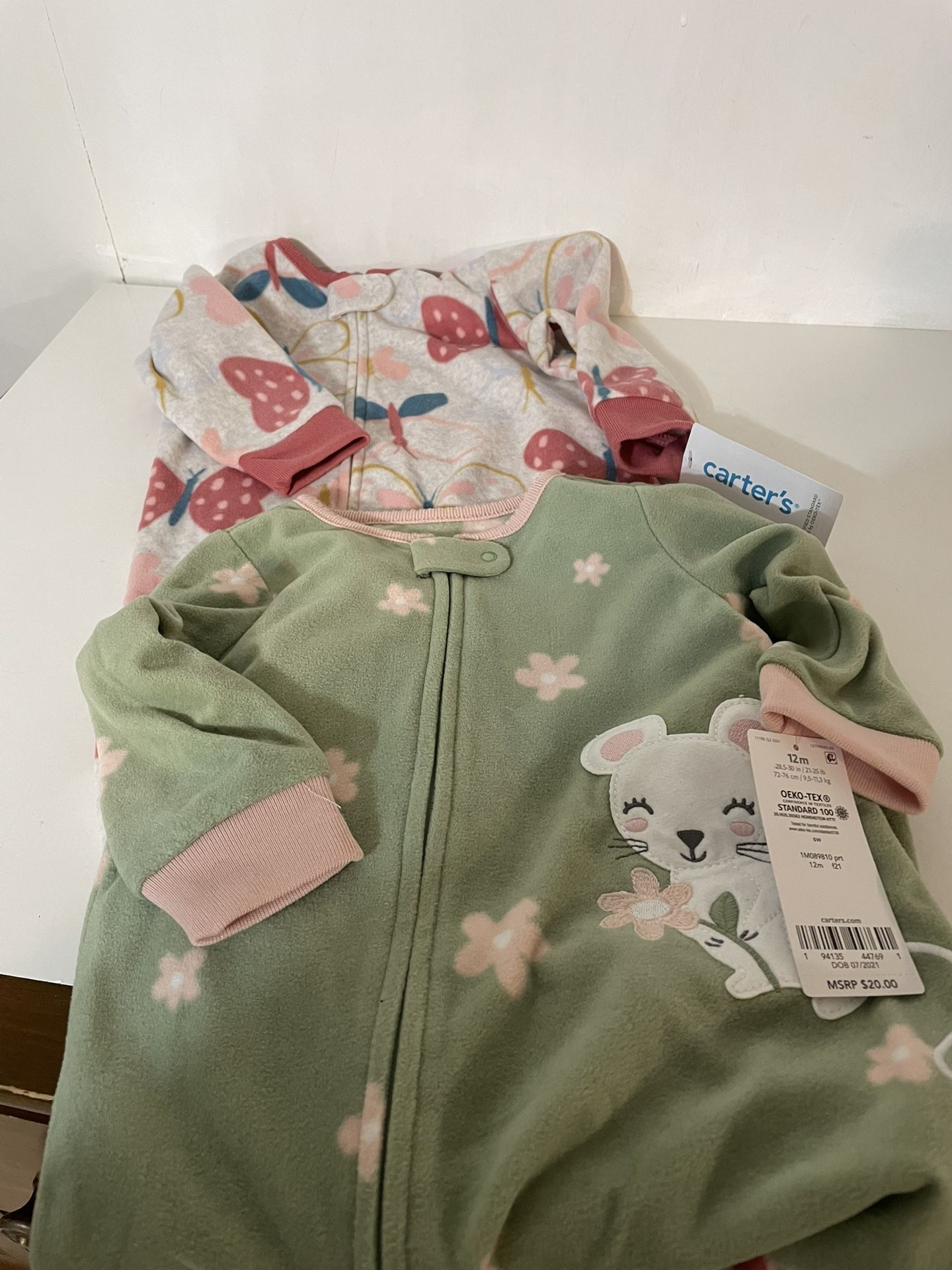 Two Baby Pjs Never Used Size 12 Mos