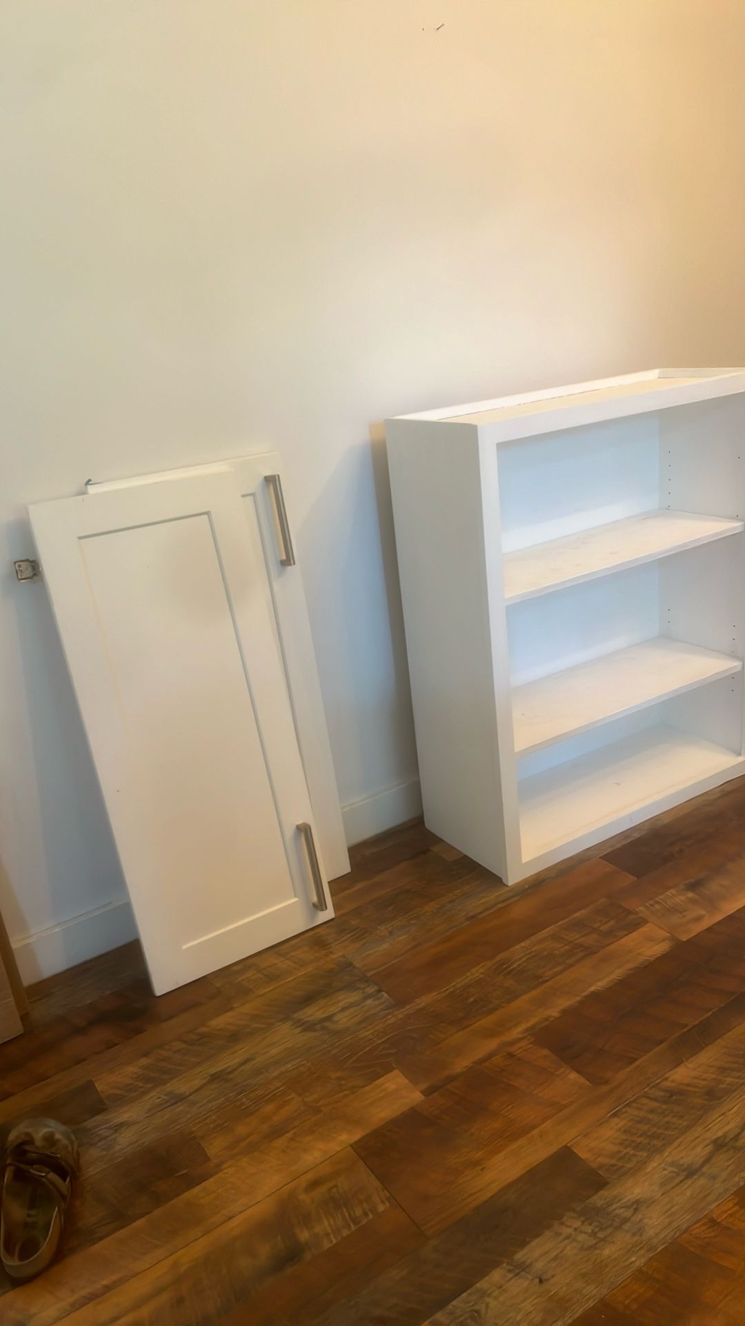 36 x 12 x 30 White Kitchen - Laundry - Garage Shelf 2 Doors too