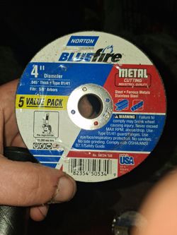 Bluefire metal cutting angle grinder blade