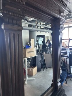 Antique Floor Mirror