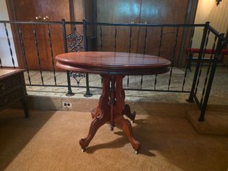 Old Table with wheels offer up!