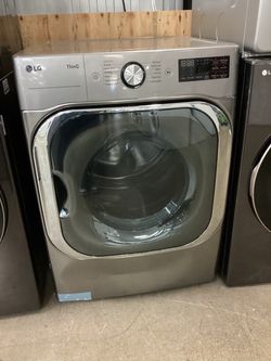 LG ThinQ 9.0 cu.ft. Mega Capacity Smart Front Load Gas Dryer with TurboSteam New Scratch & Dent