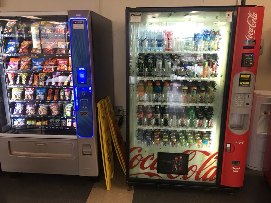SODA AND SNACK VENDING MACHINES