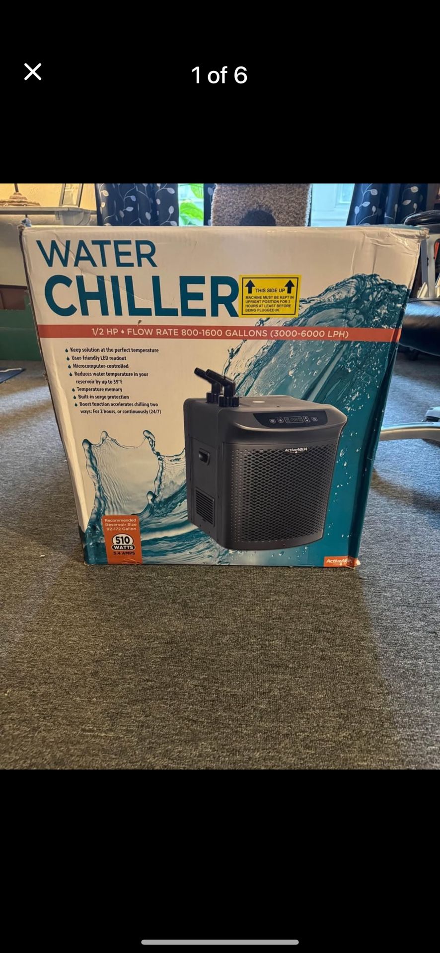 Active Aqua 1/2 Horse Power Water Chiller