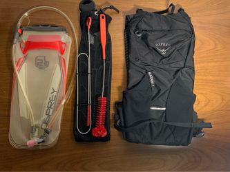 Osprey Katari 3 Hydration Pack + 2.5L Reservoir & Cleaning Kit