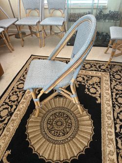 Set of wicker chairs (6)