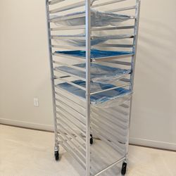LIKE NEW Commercial Bakery Rack - Baking Trays - Gridmann Commercial Bun Pan Rack