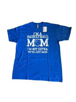 Blue T-Shirt Royal Size M/L 100% Heavy Cotton