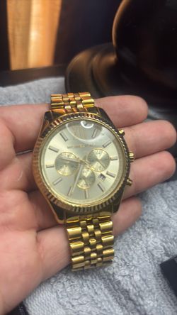 Micheal Kors Lexington Gold Watch