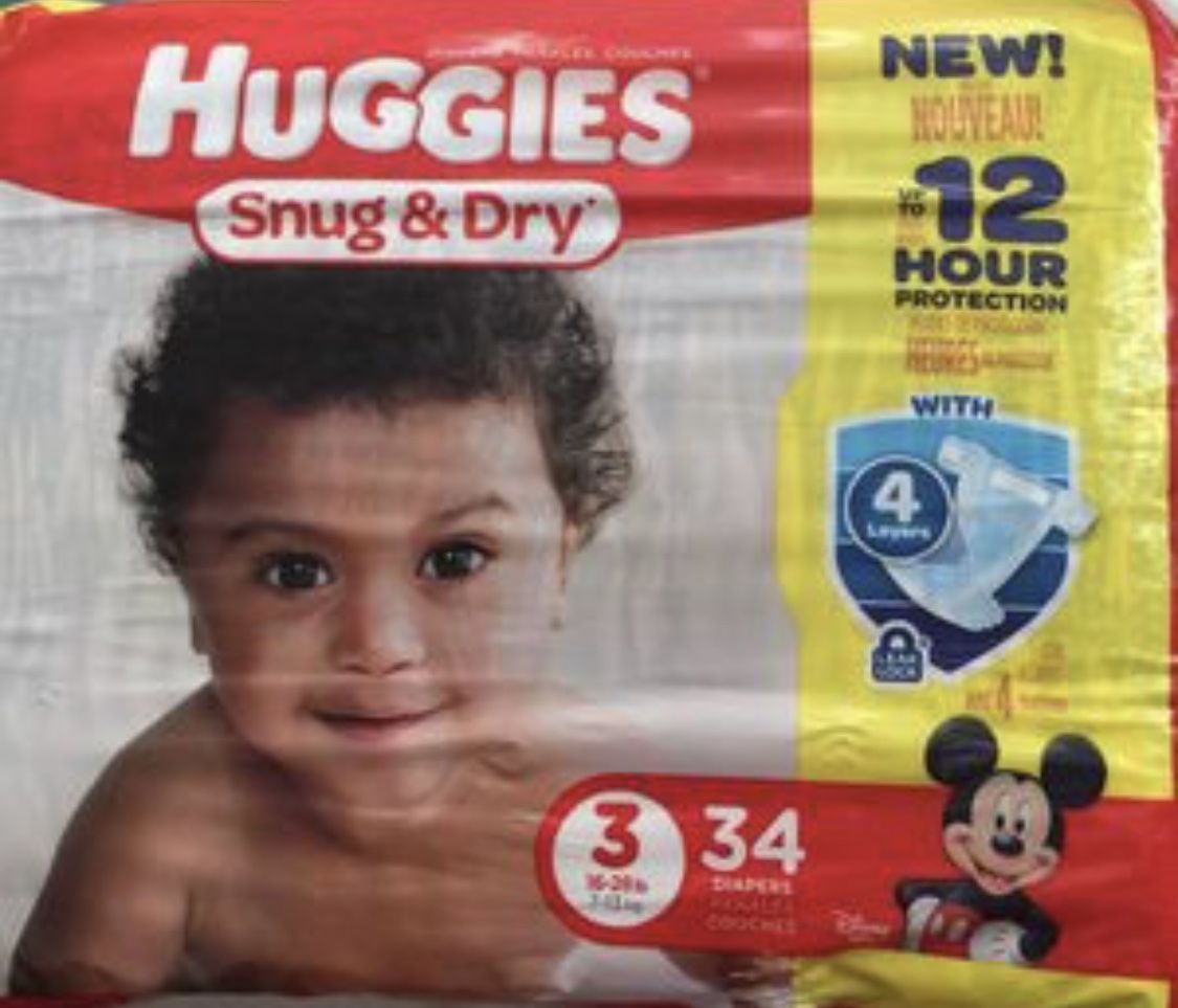 Huggies Diapers size 3