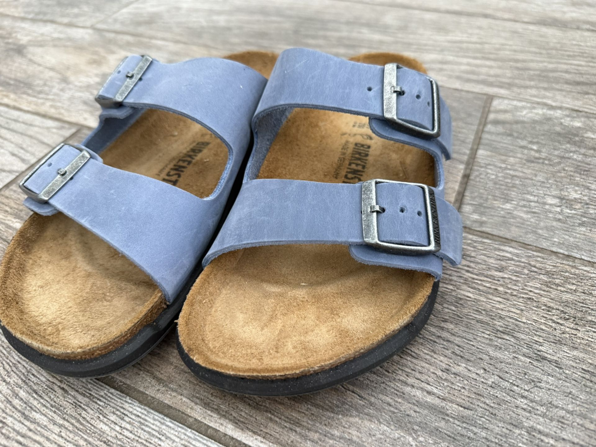 New Birkenstock Arizona In Elemental Blue
