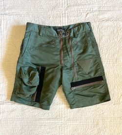 Archive Labrat x Porter MA-1 Olive Shorts Size Small