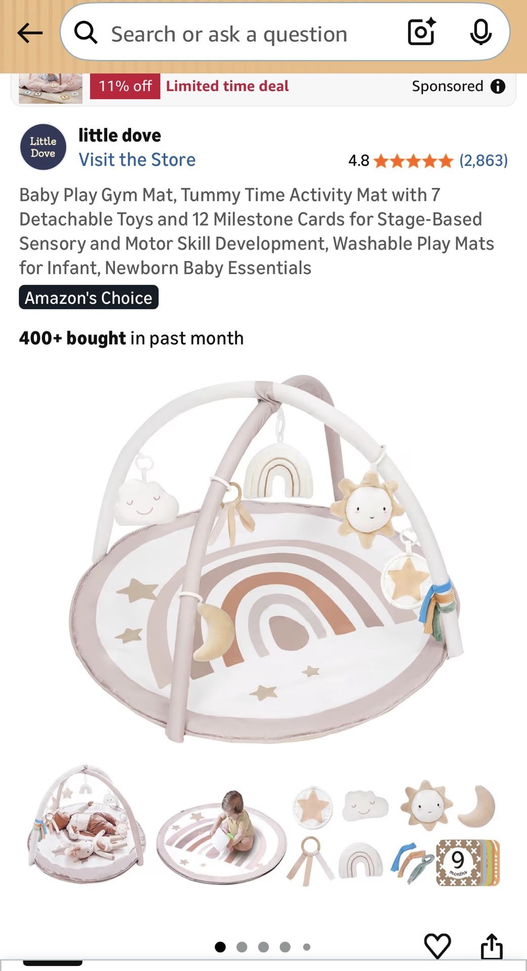 Baby play mat