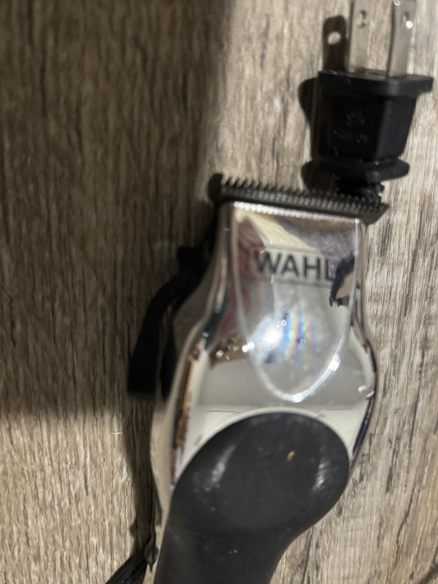 Wahl Chrome Pro corded hair clipper.