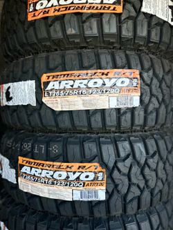 LT 265-75R16 r/t arroyo new tires🛞