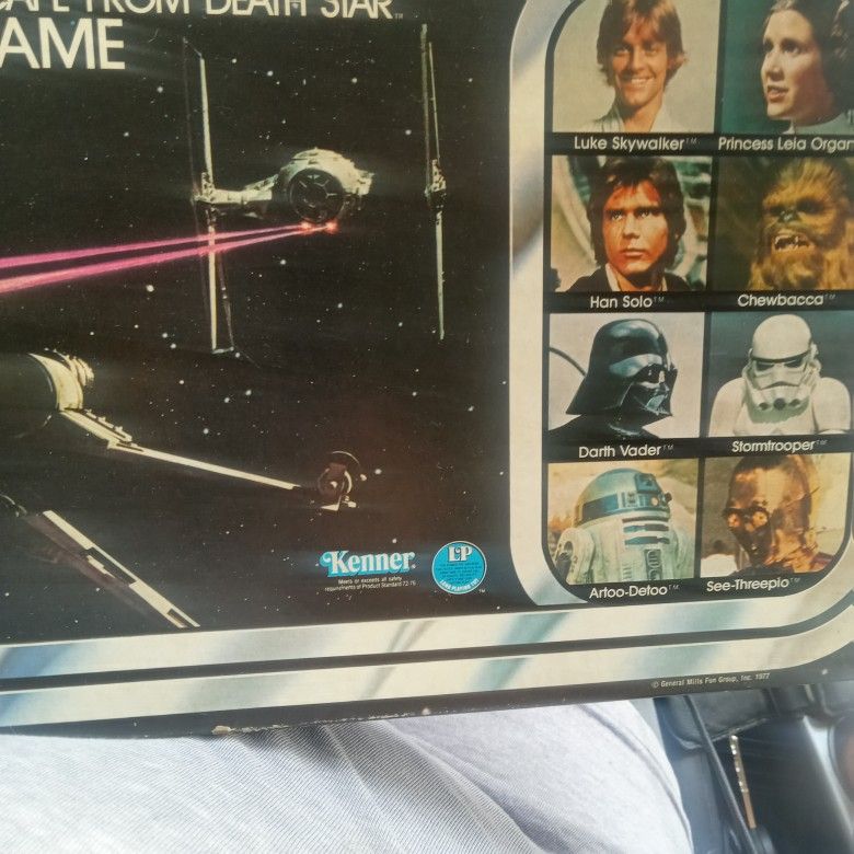 Kenner 1977 Star Wars Escape From Death Star Game