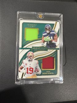 Panini 2024 dual jersey Patch  Deebo /DK metcalf