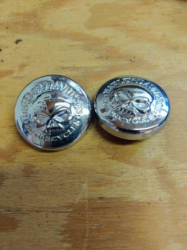 Willie G Skull Harley-Davidson Hand Grip In Covers