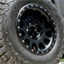 Titan Wheels A Silverado Tundra Ram F-150 Balistic Pro Comp Kmc Method Off Road Rims 