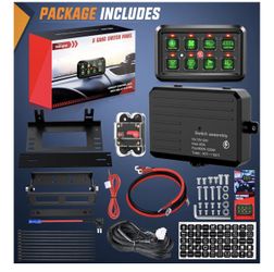 8 Gang Switch Panel Off-road Truck Relay Fuse Box