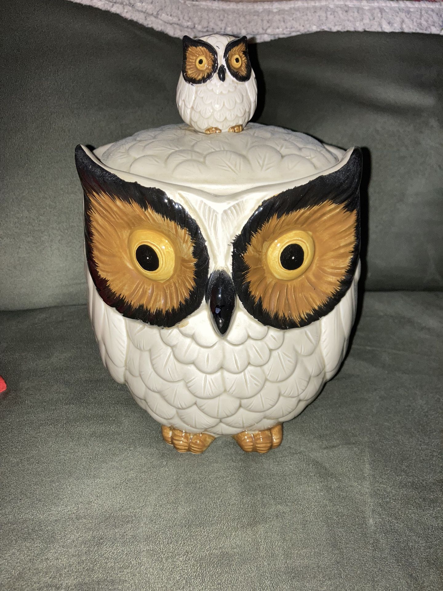Vintage OTAGIRI OWL Cookie Jar