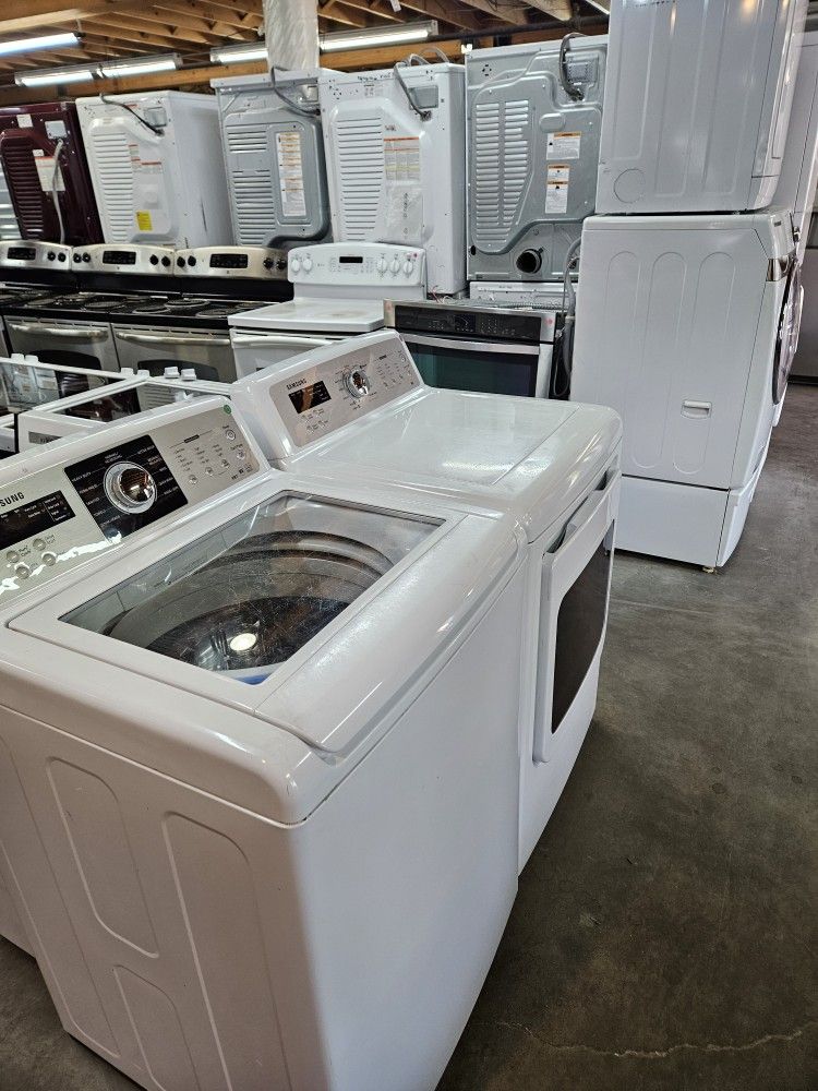 Huge Liquidation Warehouse Full Nice Certified Refurbish Gently Used Washer Dryer Refrigerator Oven Stove Stackable LG SAMSUNG GE WHIRLPOOL BOSH