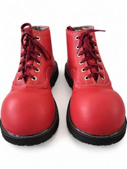 Costume Clown shoes size 12 red wine