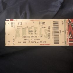 Angels Tickets 9/17