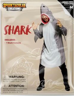 Shark costume. spectacular creation. Adult size extra large.