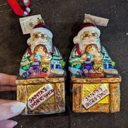 Christopher Radko Santa's Workshop Ornament 