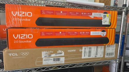 32in Vizio Soundbar 2.0 New