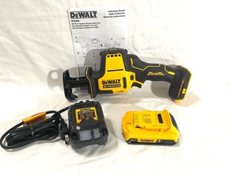 Brand new DeWalt atomic model 20 V brushless compact reciprocating saw tool set