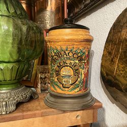 Large Vintage Tobacco Jar/Vase 