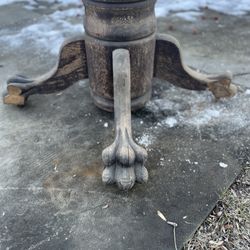 Antique Claw foot Table Base 