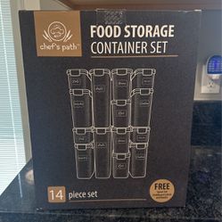 Food Storage Set With Labels 