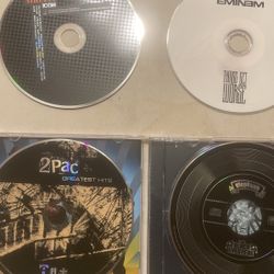 Bundle of 4 hiphop pop cds.
