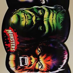 Universal Monsters Pinball Metal Sign