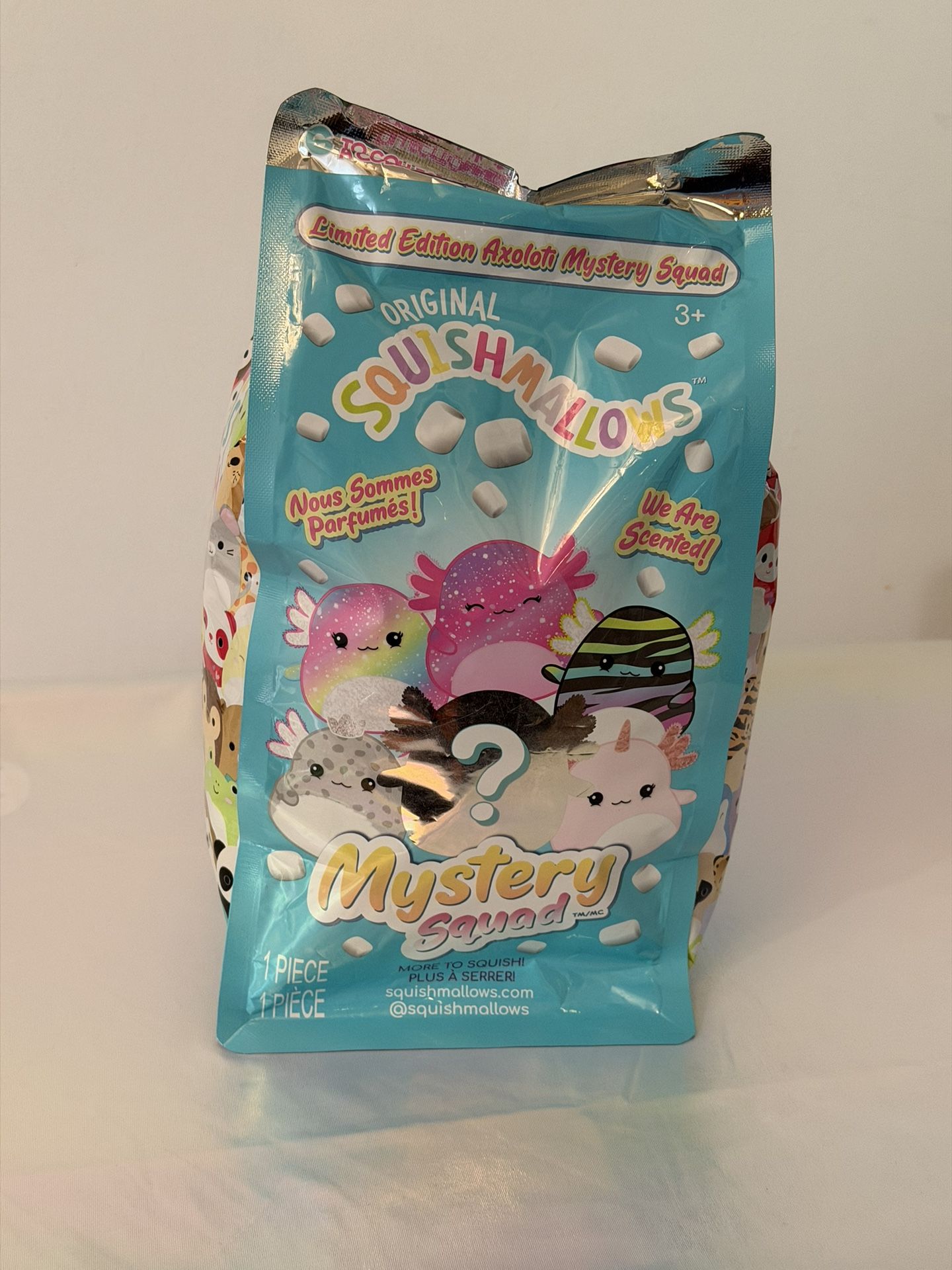 NEW Squishmallows Limited Edition Scented Axolotl Mystery Squad 8”