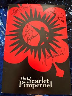 1999 The Scarlet Pimpernel Broadway Signed Souvenir Book!