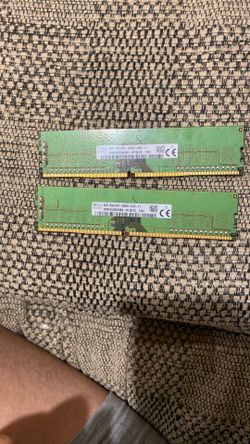DDR4 RAM 16GB set (2x8GB) modules, 2666mhz