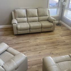 3 Piece Sofas With Electric Reclining