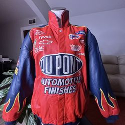 Jeff Hamilton Jeff Gordon Hendrick Motorsports NASCAR XL Jacket Red Blue