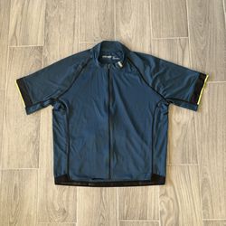 REI CO OP Cycles Men’s XL Blue Full Zip Road Jersey w/ Back Pockets