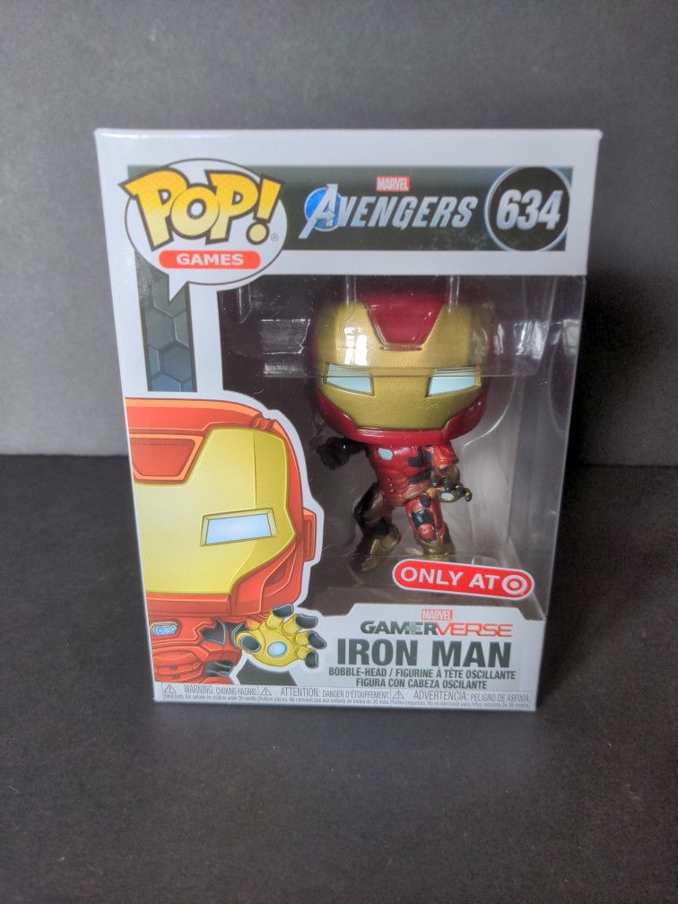 Funko Pop! Vaulted Gamer verse Target Exclusive Iron Man 