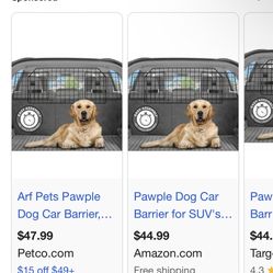 Dog Car Barrier Barely Used