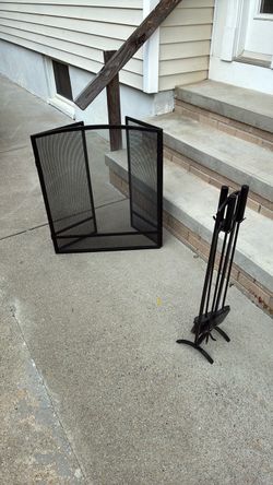 Fire place set